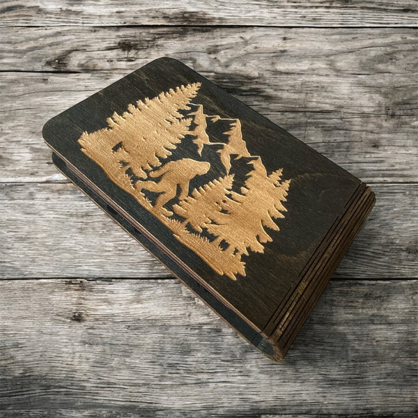 Pocket Travel Cribbage Board – Mini 2-Player Wooden Crib Board with Metal Pegs