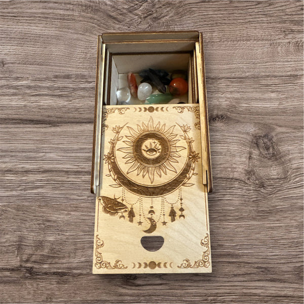 Two Tiered Drawer Tarot Card Holder