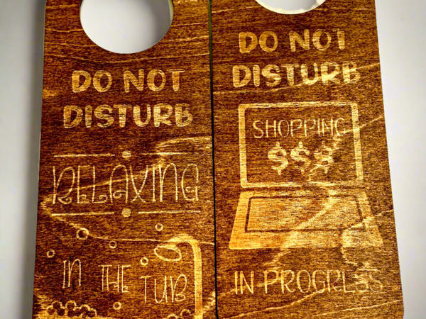 Funny Do Not Disturb Door Hanger for Bedroom