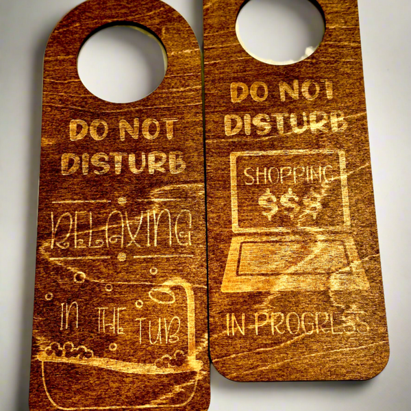 Funny Do Not Disturb Door Hanger for Bedroom