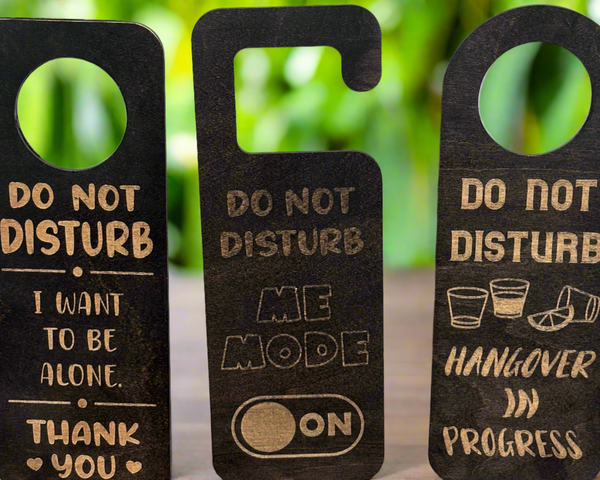 Funny Do Not Disturb Door Hanger for Bedroom