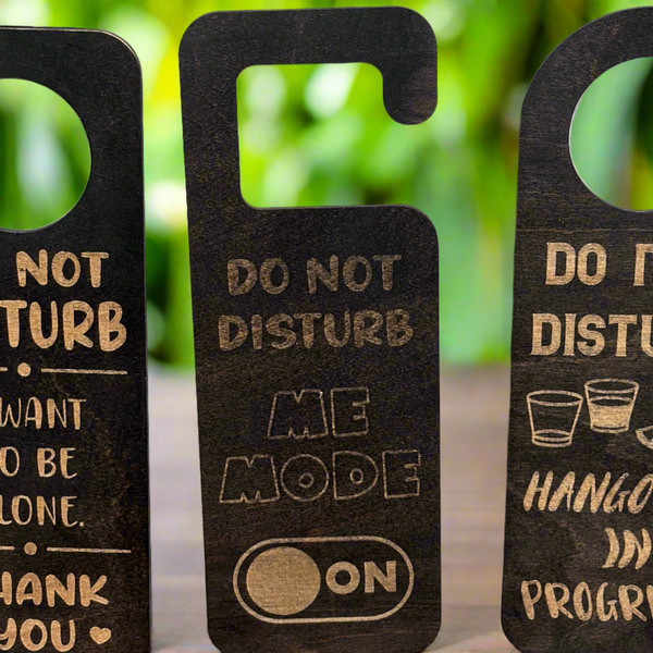 Funny Do Not Disturb Door Hanger for Bedroom