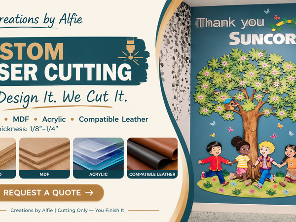 Custom laser Cutting and Engraving Services in Calgary,Ab.