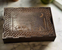 espresso travel size crib board for 2 player