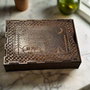 espresso travel size crib board for 2 player