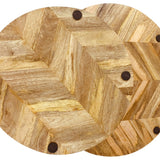 Herringbone Wood Trays Set of 2-1