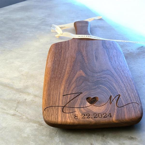 Personalized Walnut Charcuterie Board