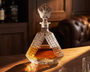 Triangle Whiskey Decanter – Handcrafted Glass Gift Set