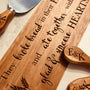 Personalized Marble & Acacia Charcuterie Set