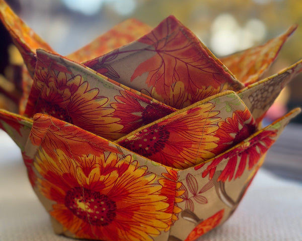 Sunflower Pattern Bowl Cozy