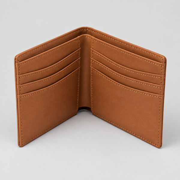 Personalized Men's Wallet | Custom Engraved Bifold Wallet