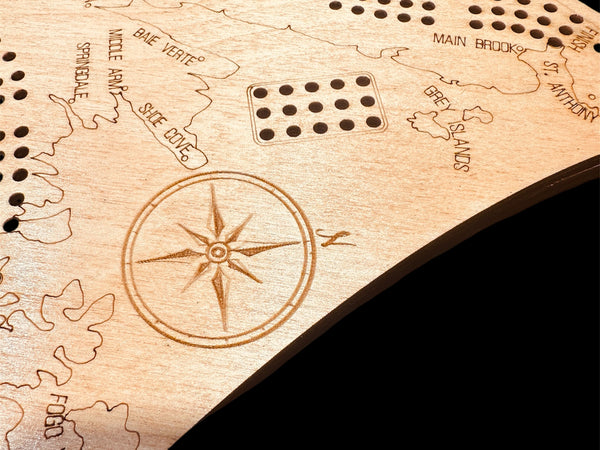 Newfoundland Cribbage Board