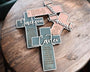 Personalized Wooden Cross with Name – Baptism, Birthday & Nursery Gift