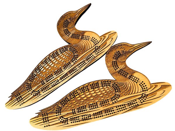 Loon Cribbage Board-3 Player Track Game