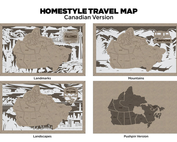 Canadian Travel Map