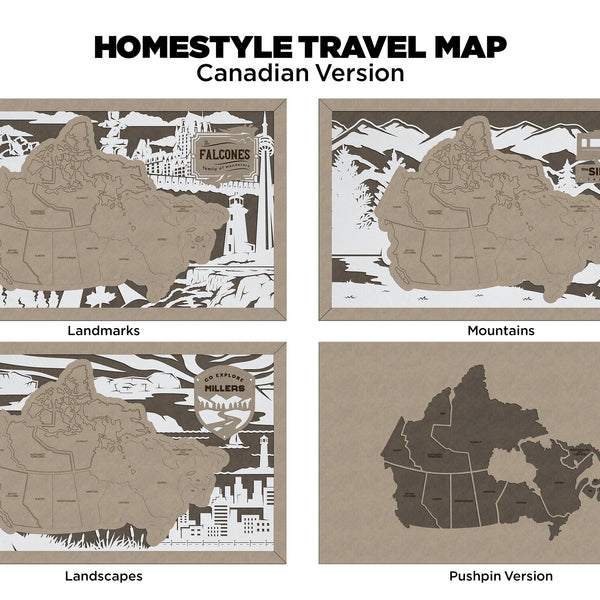 Canadian Travel Map