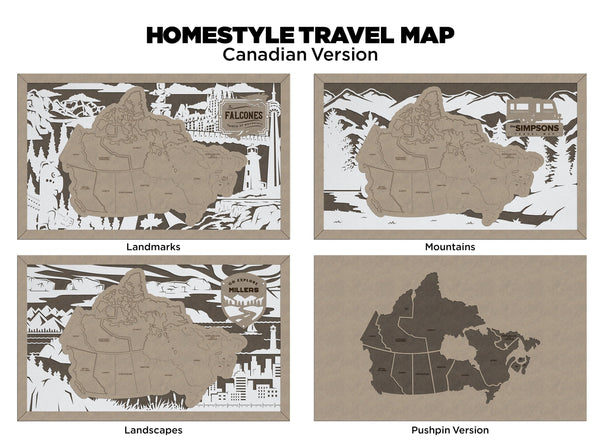 Canadian Travel Map