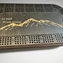 Compact Design Personalized Cribbage Board