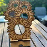Wood Phone Stand and Home Decor - Laser-Cut, Custom Designs and Stain Options