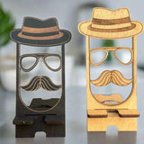 Wood Phone Stand and Home Decor - Laser-Cut, Custom Designs and Stain Options