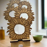 Wood Phone Stand and Home Decor - Laser-Cut, Custom Designs and Stain Options