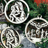 Christmas Story Ornaments-Set of ornaments with box