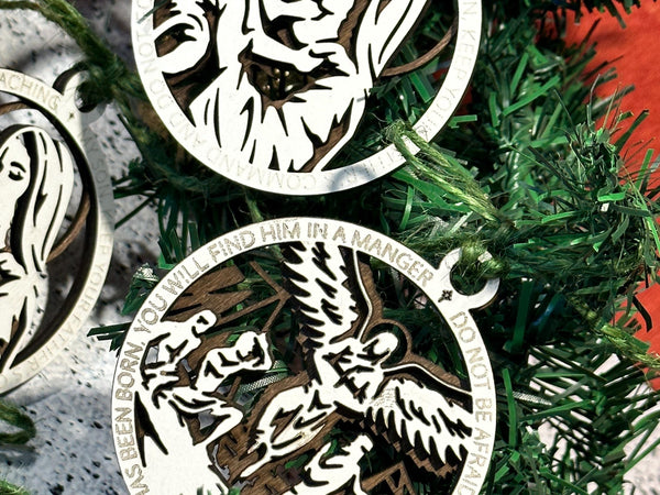Christmas Story Ornaments-Set of ornaments with box