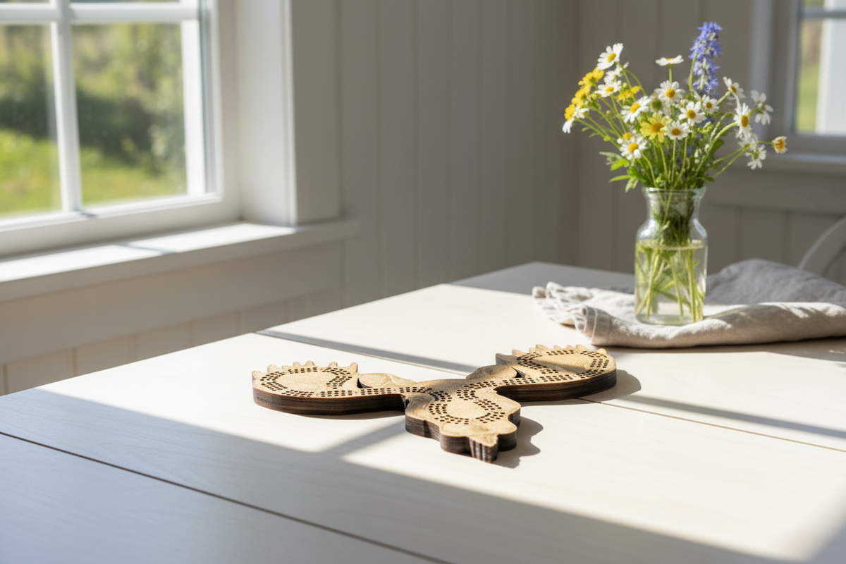 Moose Cribbage Board - Bright Airy Cottage