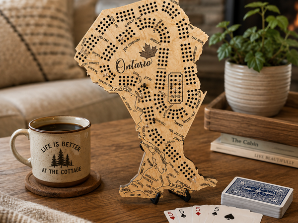 map cribbage board