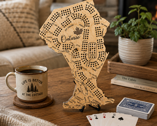 map cribbage board