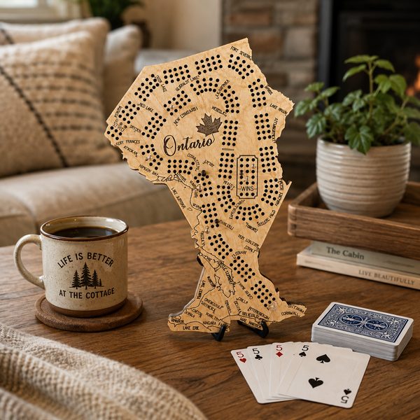 map cribbage board