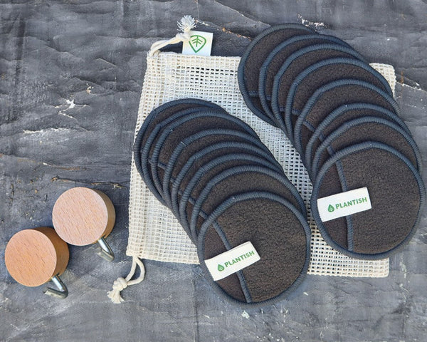 Bamboo Charcoal Facial Rounds Set-0
