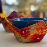 rust color bowl cozy