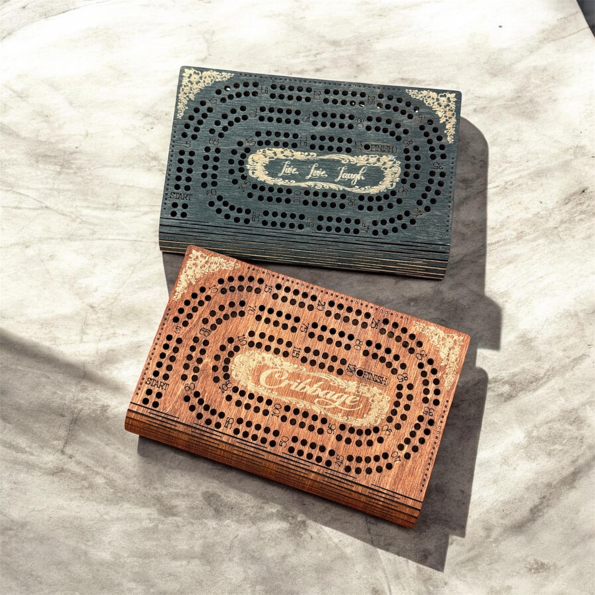 Travel Cribbage Board with Storage | Creations by Alfie