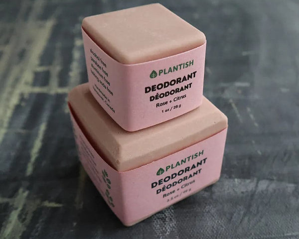 Zero Waste Deodorant Bar - Rose & Citrus