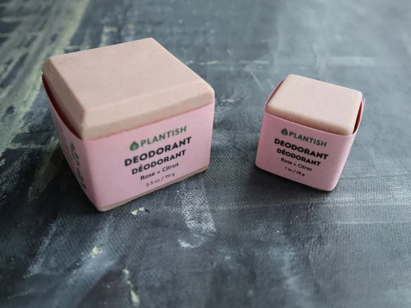 Zero Waste Deodorant Bar - Rose & Citrus