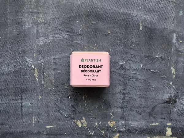 Zero Waste Deodorant Bar - Rose & Citrus