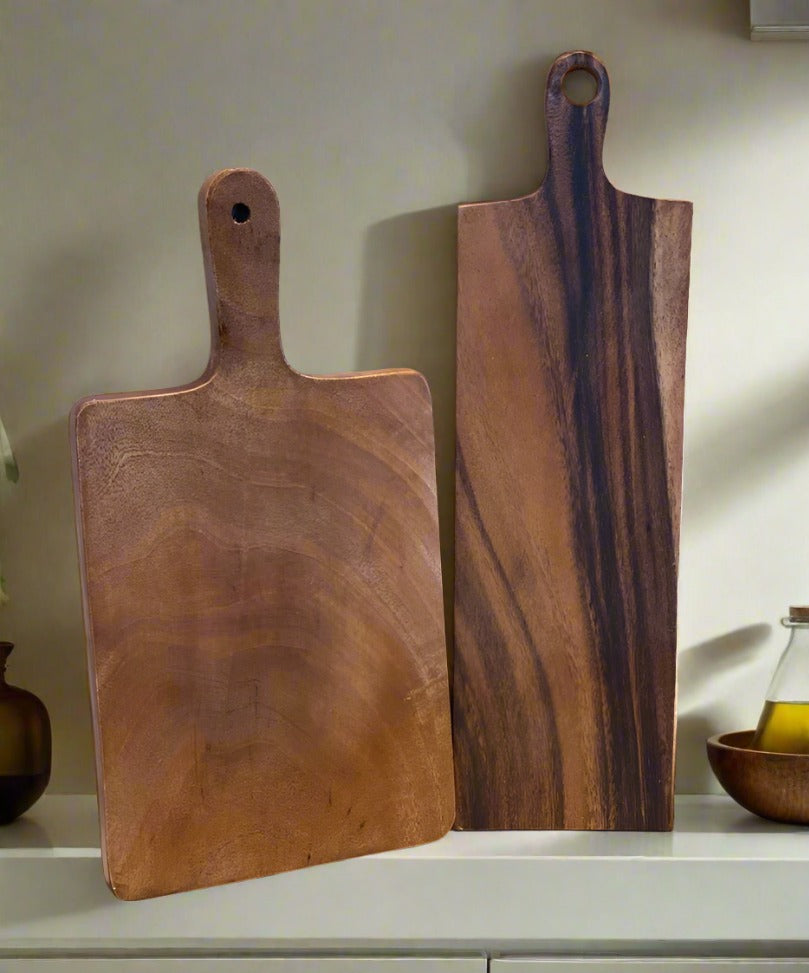 Acacia Wood Cutting Board and Serving Boards, Charcuterie Board