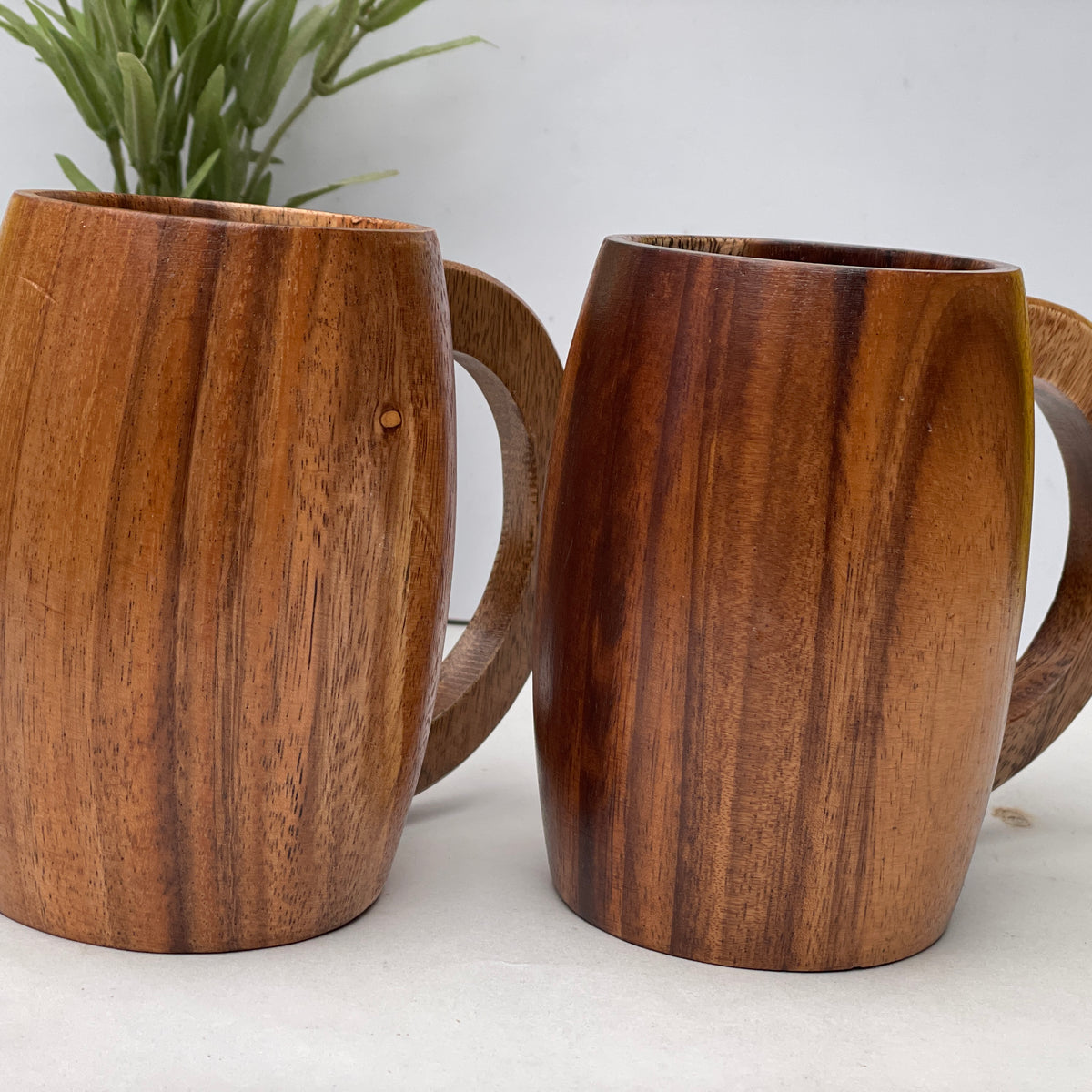 Tasses en bois d'acacia, gobelets en bois