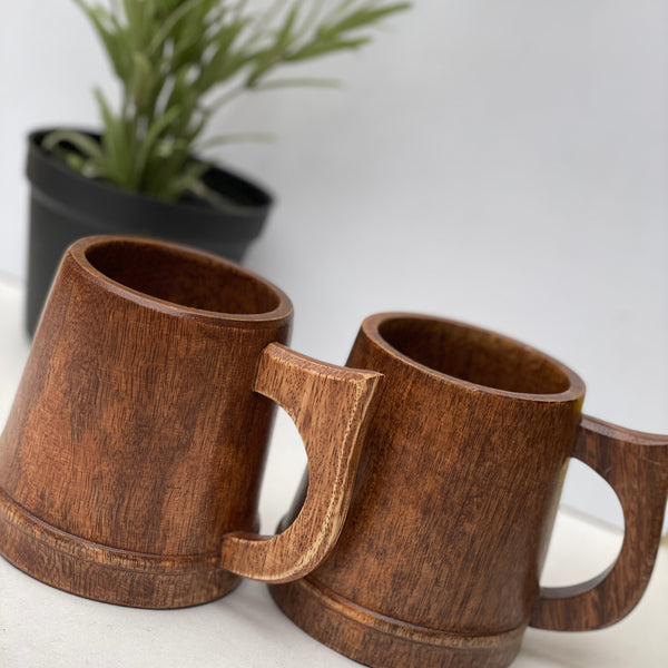 Tasses en bois d'acacia, gobelets en bois