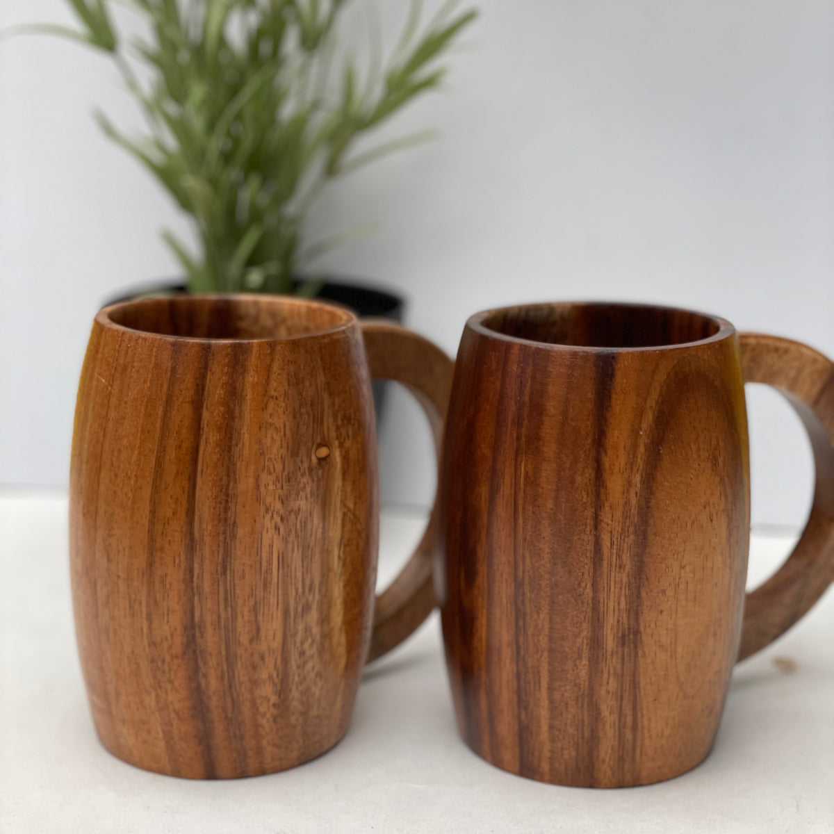 Tasses en bois d'acacia, gobelets en bois