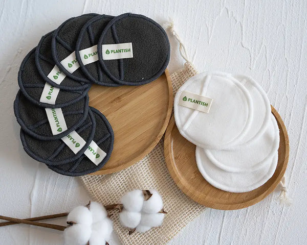 Reusable Cotton Rounds - Cotton + Bamboo Set-1