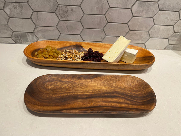 Set of 2 Sushi Platter,  Baguette Platter, Serving Platter