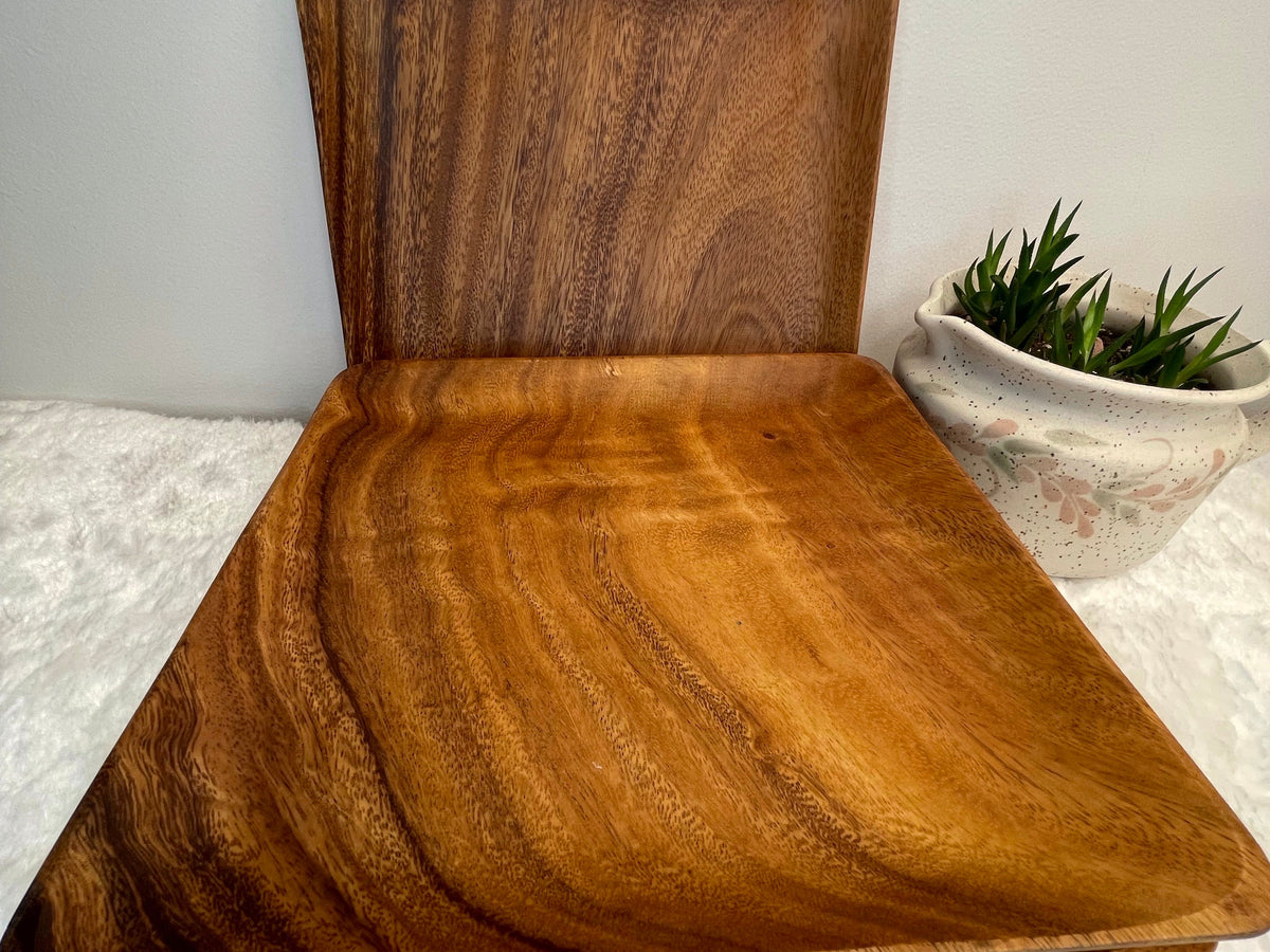 Square Acacia Wooden Plates