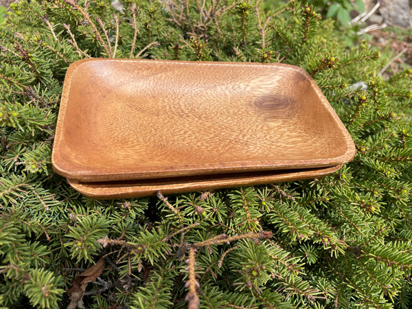Square Acacia Wooden Plates