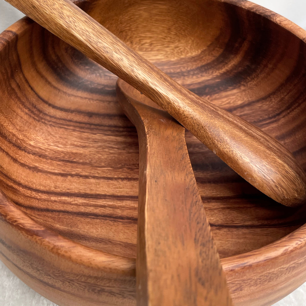 Acacia Wooden Salad Bowls