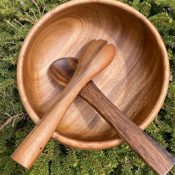 Acacia Wooden Salad Bowls