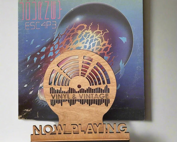 vinyla record stand now playing